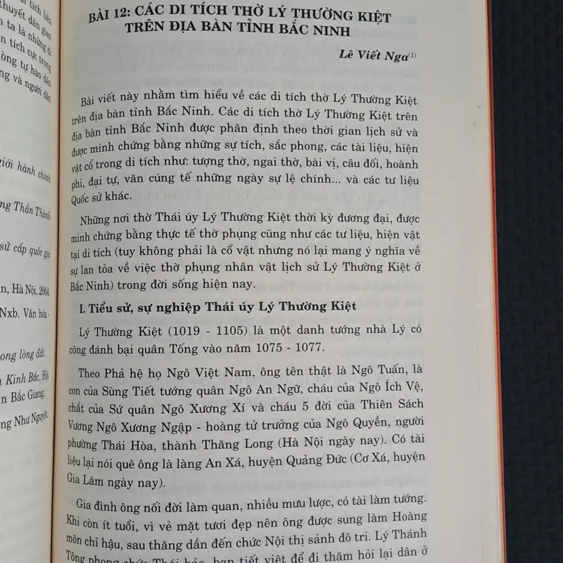 Thái Úy Lý Thường Kiệt với vùng đất Yên Phong 568556