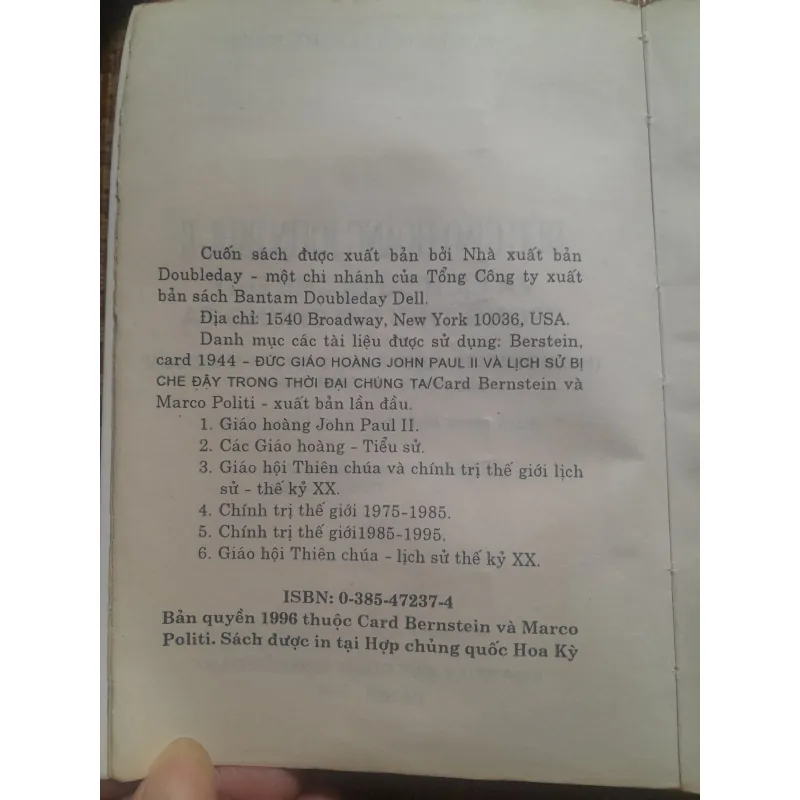 ĐỨC GIÁO HOÀNG JOHN PAUL II VÀ LỊCH SỬ... 756935