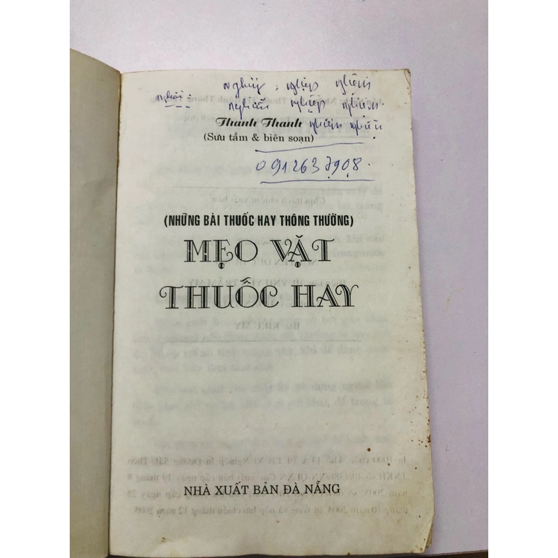 MẸO VẶT THUỐC HAY  - 393 trang, nxb: 2005 359978