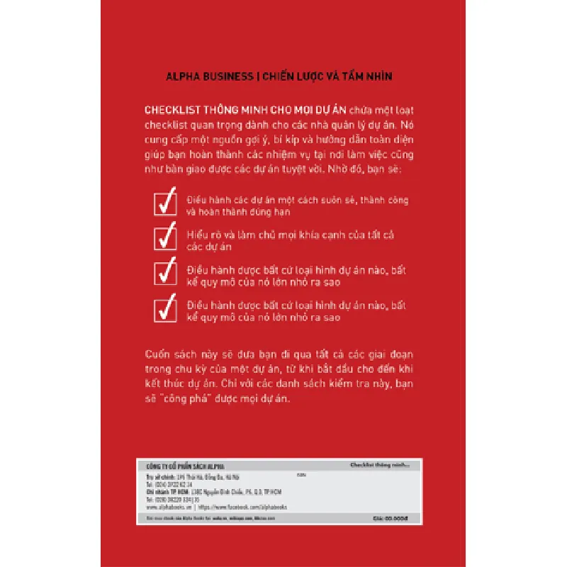 Checklist Thông Minh Cho Mọi Dự Án - Richard Newton 691665