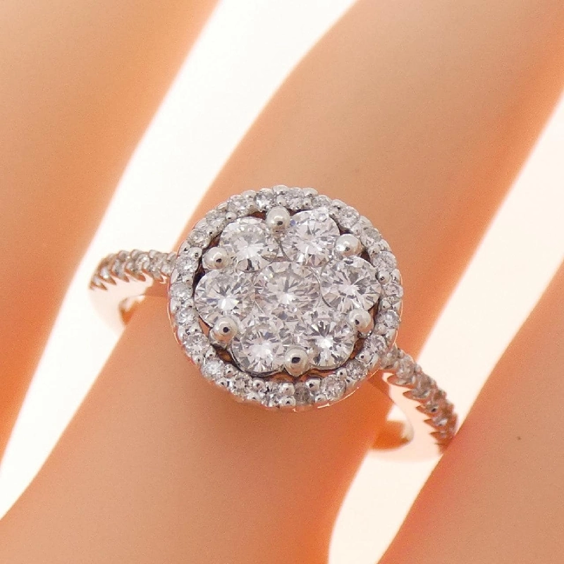 Nhẫn kim cương 18KWG - Hàng hiệu Authentic 852541