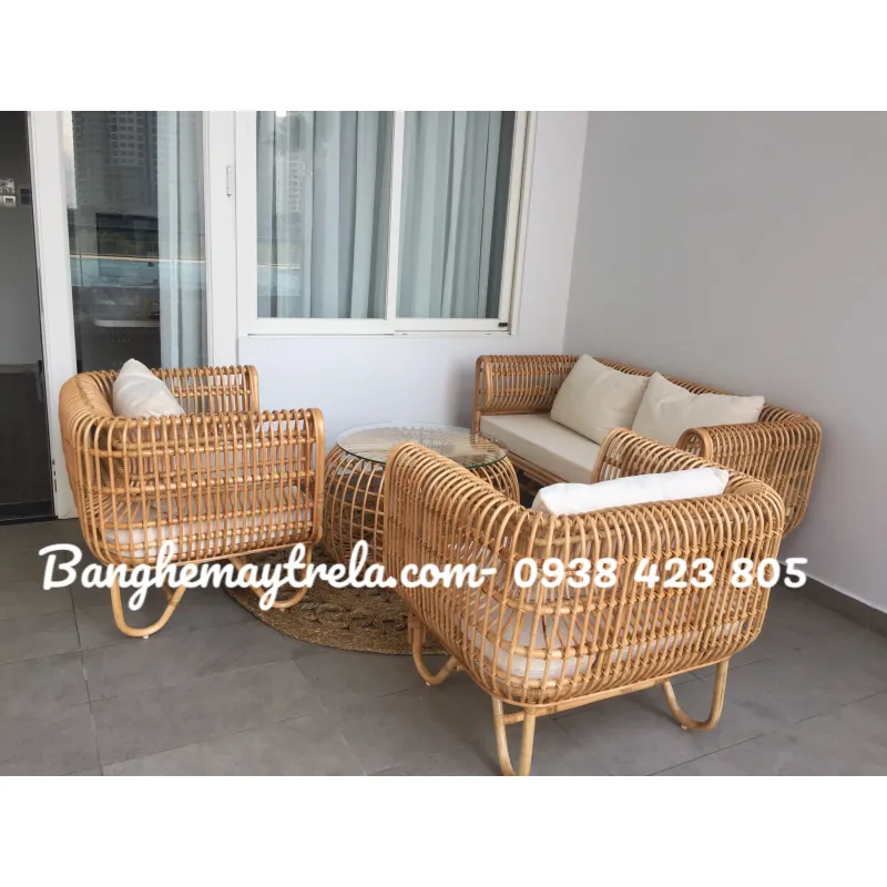 Sofa mây nữ hoàng hiện đại phòng khách 1028253