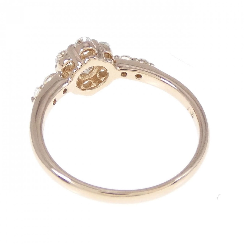 Nhẫn kim cương hoa K18PG 0.50CT 671736