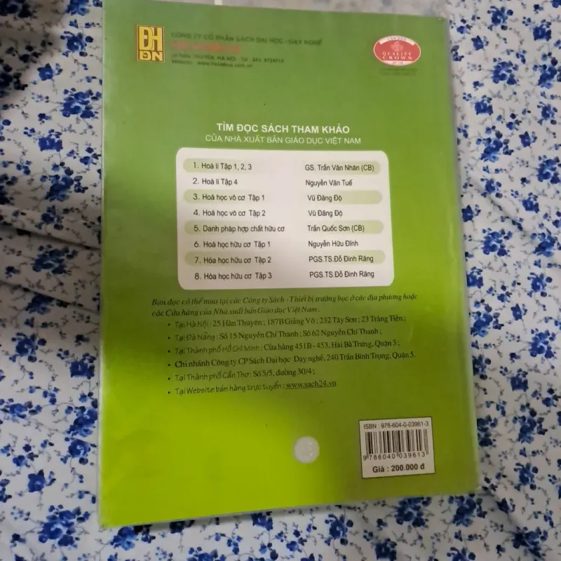 Hóa học hữu cơ tập 2. Đặng như Tại, Ngô thị Thuận. 759126