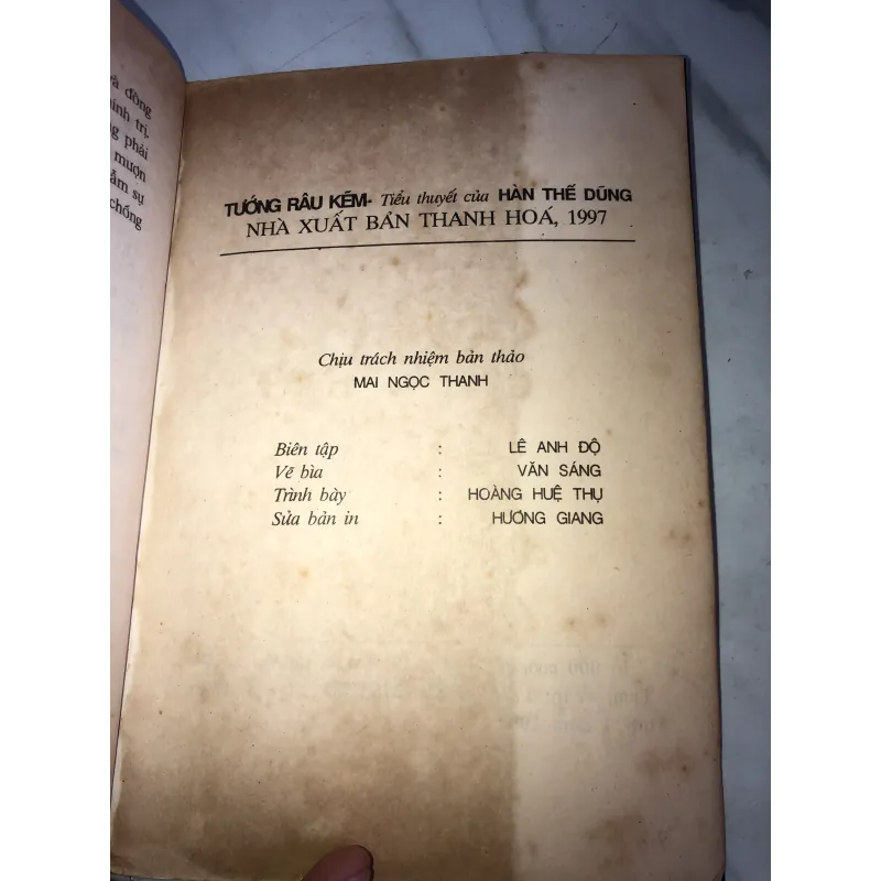 Tướng Râu Kẽm - Hàn Thế Dũng 1997 932786