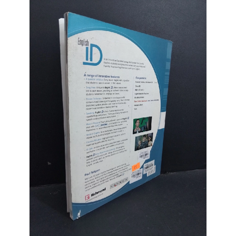 English ID 2A student's book & workbook mới 70% bẩn bìa, ố nhẹ, tróc gáy HCM2811 Seligson, Lethaby, Barros HỌC NGOẠI NGỮ 356602