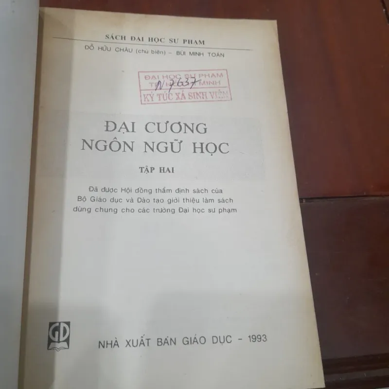ĐẠI CƯƠNG NGÔN NGỮ HỌC tập hai 994969