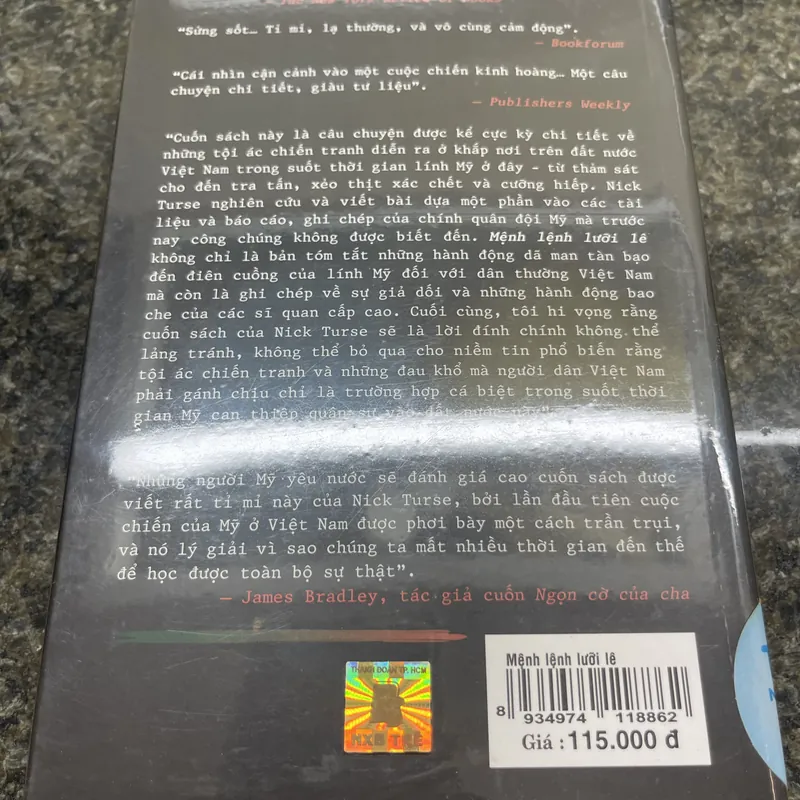 Mệnh lệnh lưỡi lê Nick Turse 707415