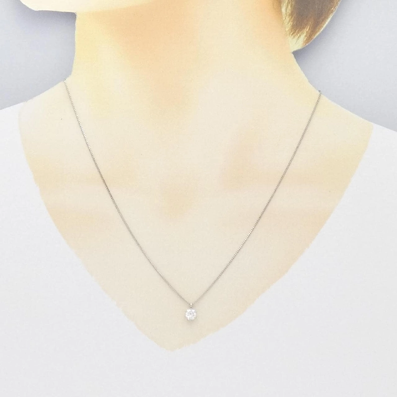 Dây chuyền kim cương PT 0.427CT D SI2 VG - Hàng hiệu Authentic 874067