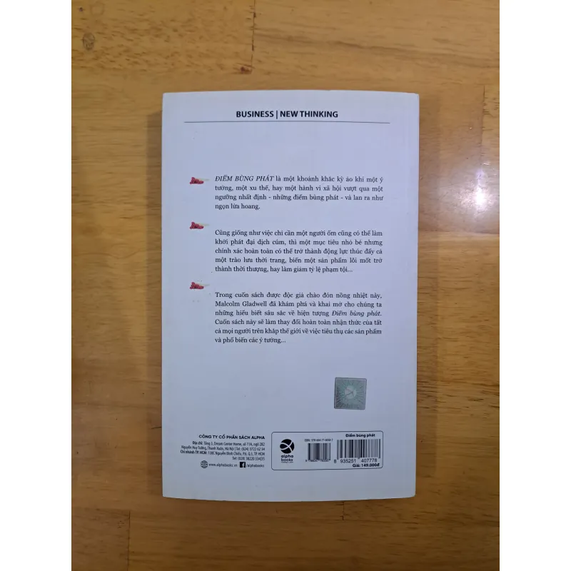Điểm Bùng Phát - Malcolm Gladwell 1000014