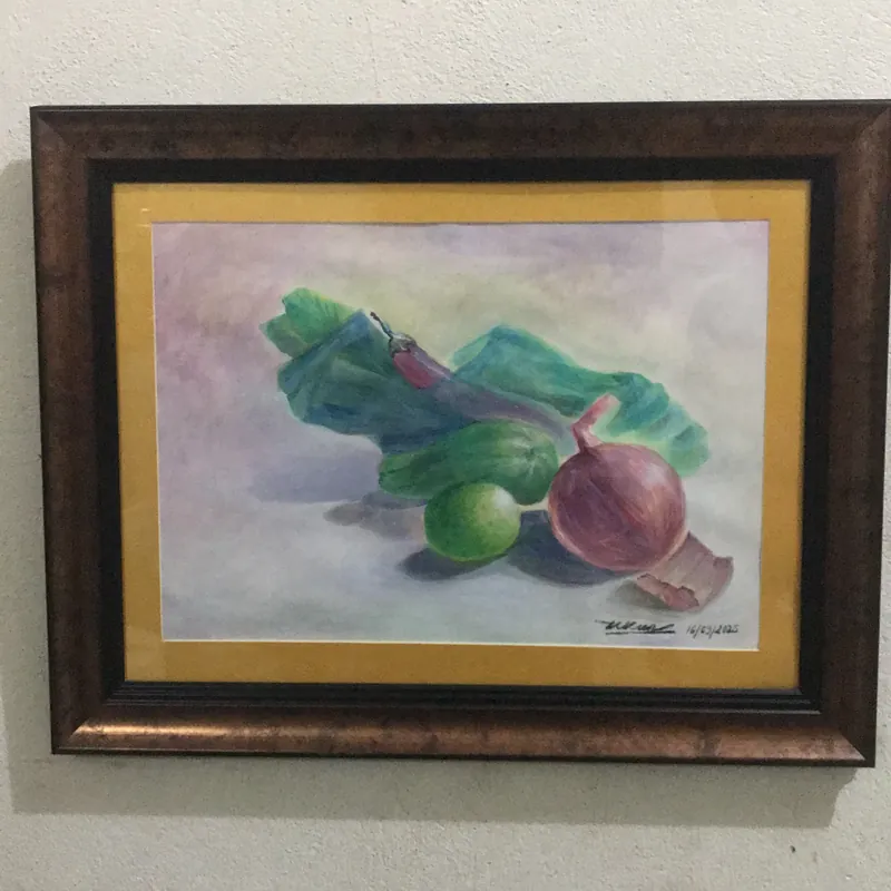 Tranh tĩnh vật màu Gouache  560271