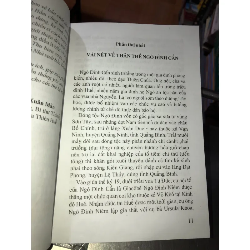 Tử ngục Chín Hầm & Những điều ít biết về Ngô Đình Cẩn - Dương Phước Thu 800251
