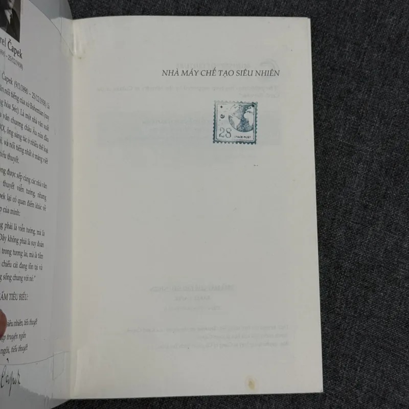 Nhà máy chế tạo siêu nhiên - Karel Capek 998022