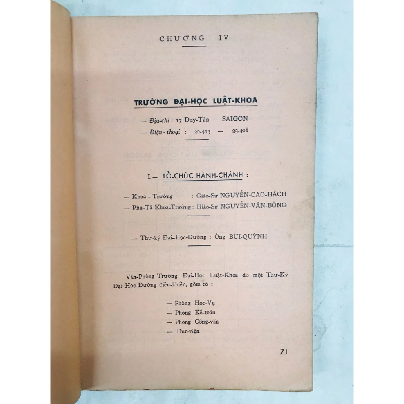 Chỉ nam sinh viên đại học sài gòn 1966 - viện đại học sài gòn 127360