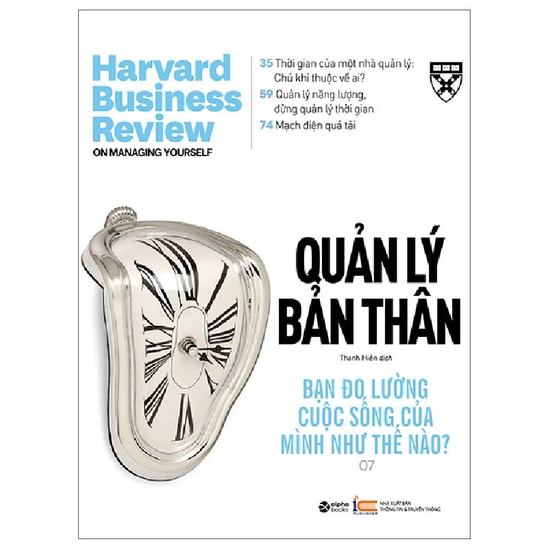 HBR On - Quản Lý Bản Thân - Harvard Business Review 294113