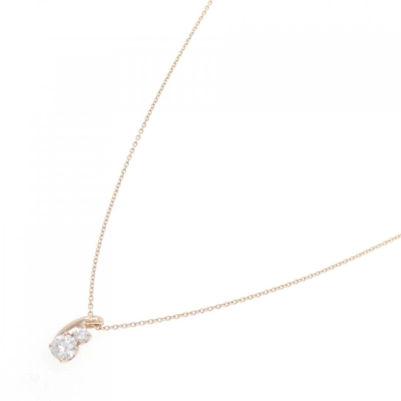 K18PG Dây chuyền kim cương 0.223CT E VS1 EXT - Hàng hiệu Chính hãng 880590