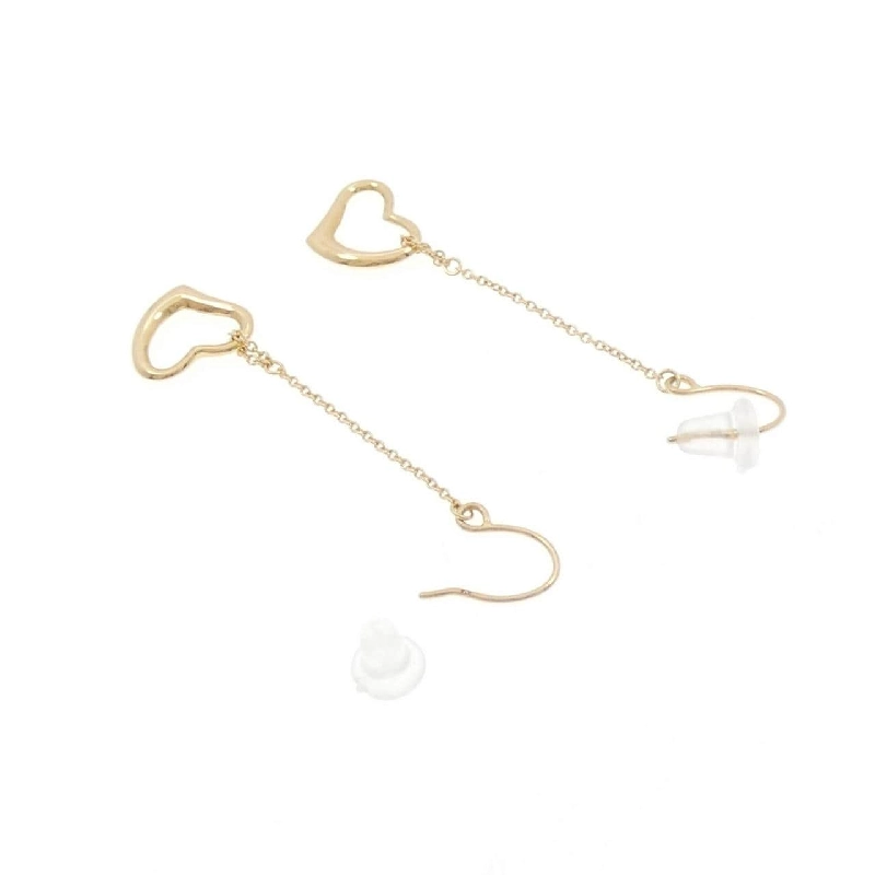 K18YG Bông tai hình trái tim - Hàng hiệu Chính hãng 868592