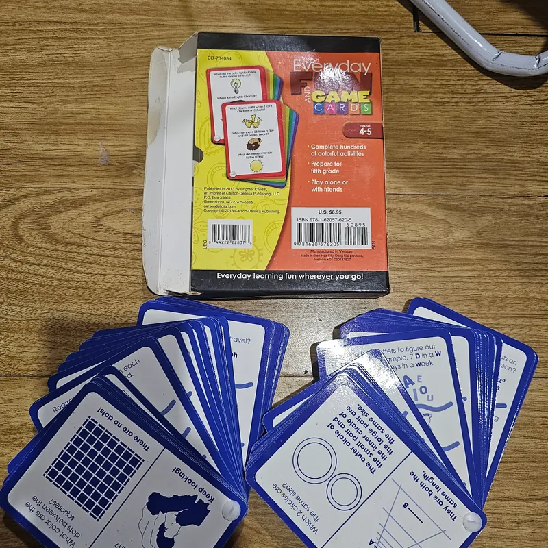 Everyday Fun and game cards như hình 590439