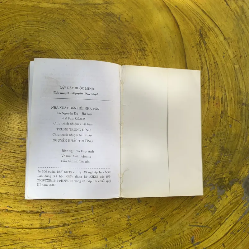 LẤY DÂY BUỘC MÌNH - NGUYỄN VĂN TOẠI  958157