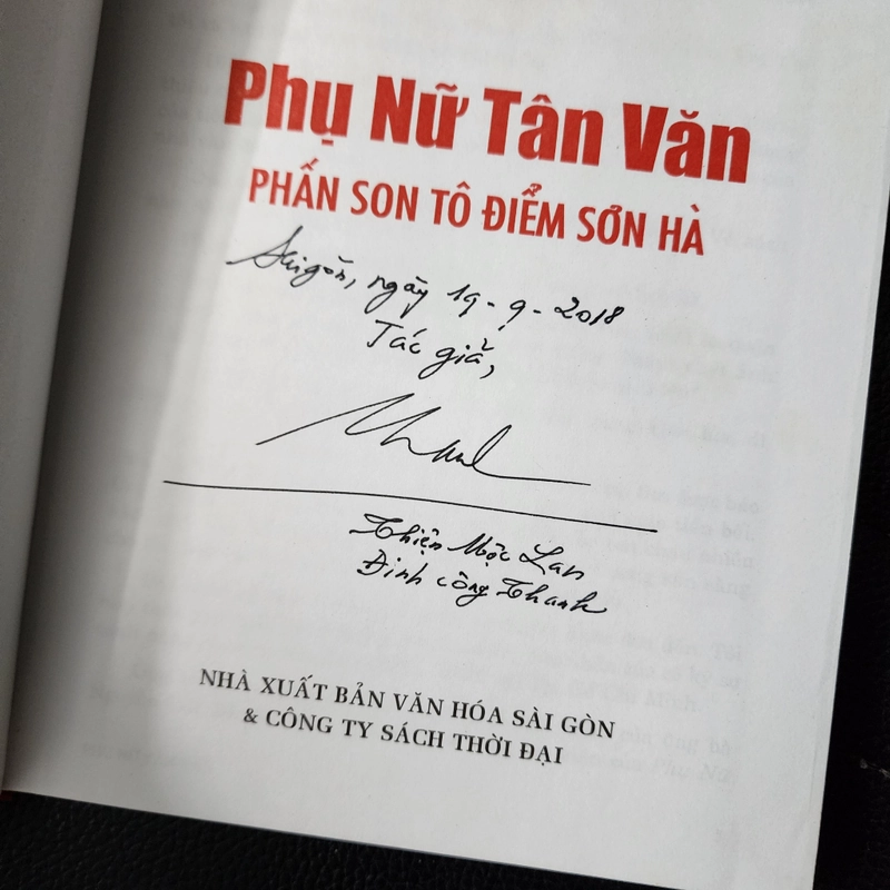 Phụ nữ tân văn phấn son tô điểm sơn hà | thủ bút Thiện Mộc Lan  444114