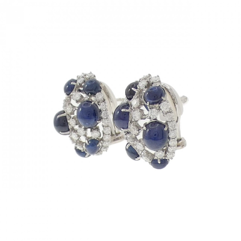 K18WG Sapphire Bông tai 9.71CT - Hàng hiệu Chính hãng 873544