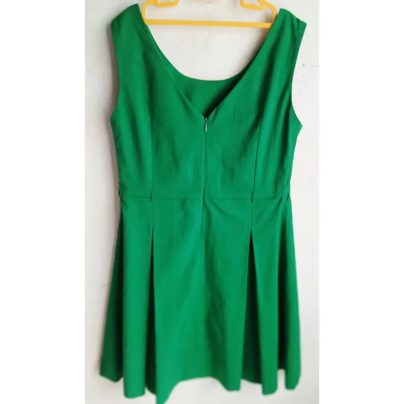 ĐẦM XẾP LI MÀU XANH 1030300