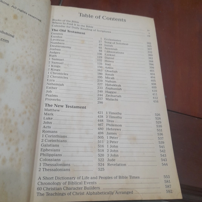 HOLY BIBLE (Old and New Testaments) 527361