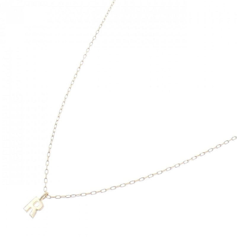 K10YG Chữ cái R Dây chuyền - Hàng hiệu Chính hãng 857868