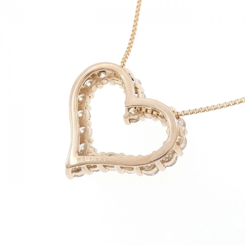 K18PG Dây chuyền trái tim kim cương 1.00CT - Hàng hiệu chính hãng 863922