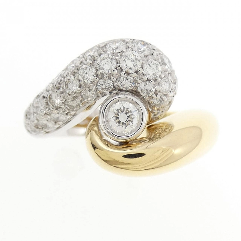 Nhẫn kim cương Pavé 750YG/750WG 0.92CT - Hàng hiệu Authentic 848883