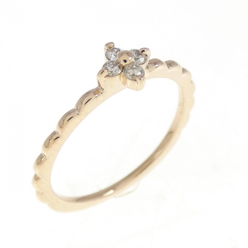 Nhẫn kim cương hoa K18PG 0.06CT 673000