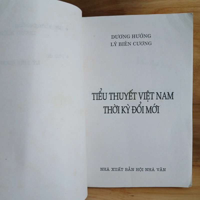 Tiểu Thuyết Việt Nam Thời Kỳ Đổi Mới - Dương Hướng, Lý Biên Cương 447338