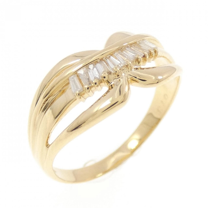 Nhẫn kim cương K18YG 0.13CT 669152