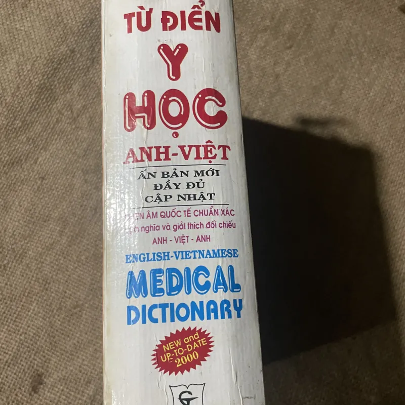 Từ điển y học Anh Việt - hơn 1000 trang  750254