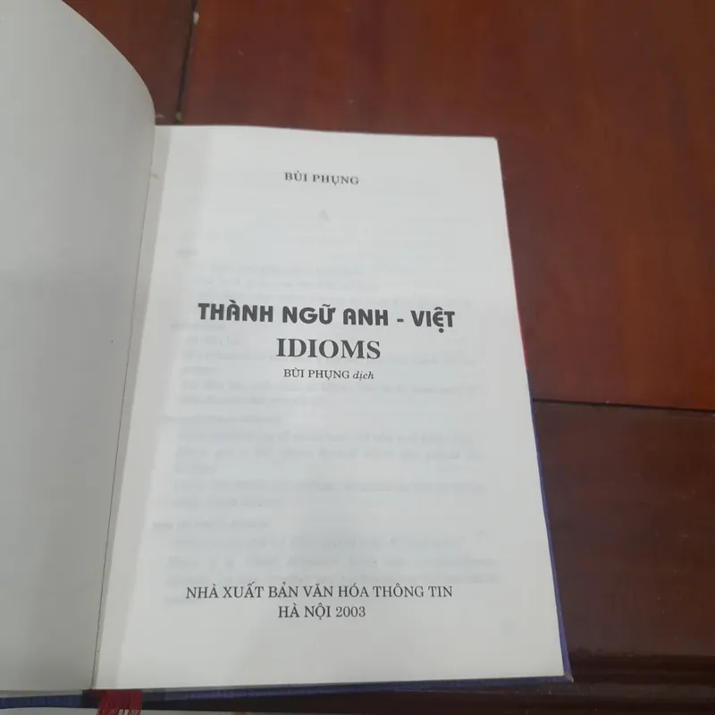 Bùi Phụng - THÀNH NGỮ ANH - VIỆT 705442