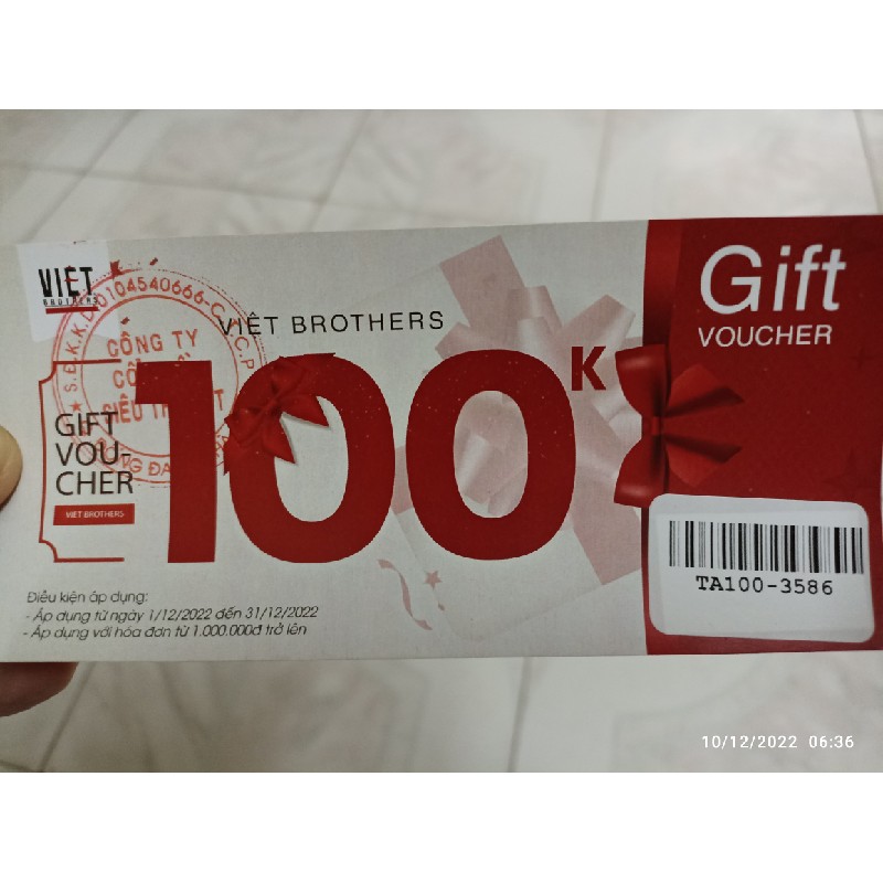 Voucher Vietbrother 5399