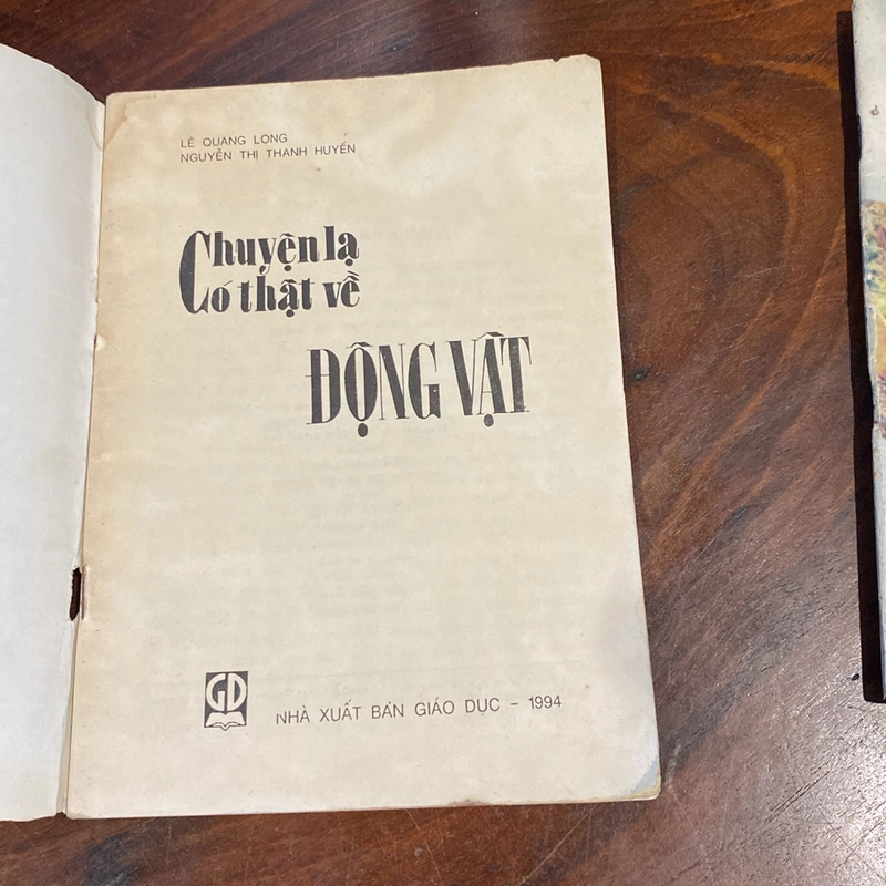 COMBO 2 CUỐN CHUYỆN LẠ CÓ THẬT VỀ ĐỘNG VẬT - THỰC VẬT (XB 1994) 504644