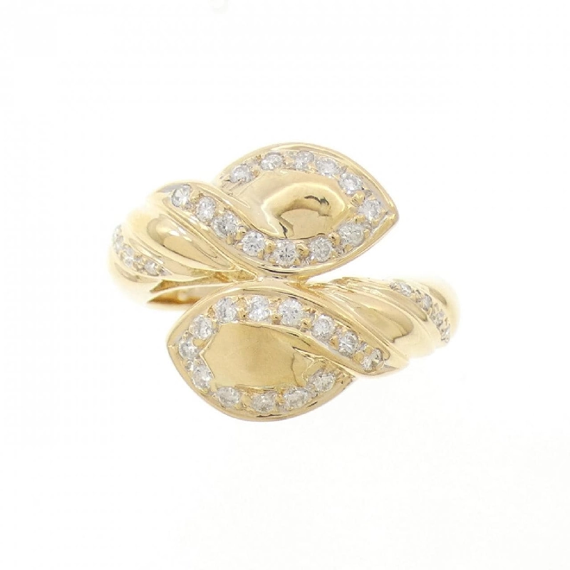 Nhẫn kim cương K18YG 0.37CT - Hàng hiệu Authentic 851267