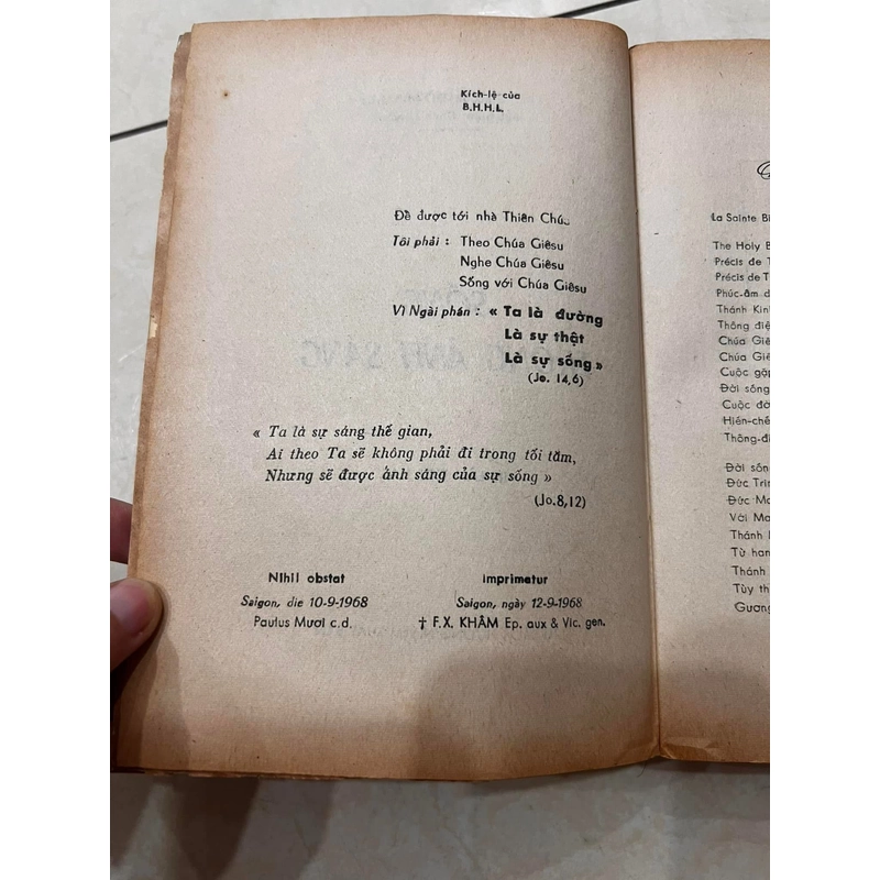 Sống trong ánh sáng của Lm Đỗ Minh Lý được viết năm 1968 494183