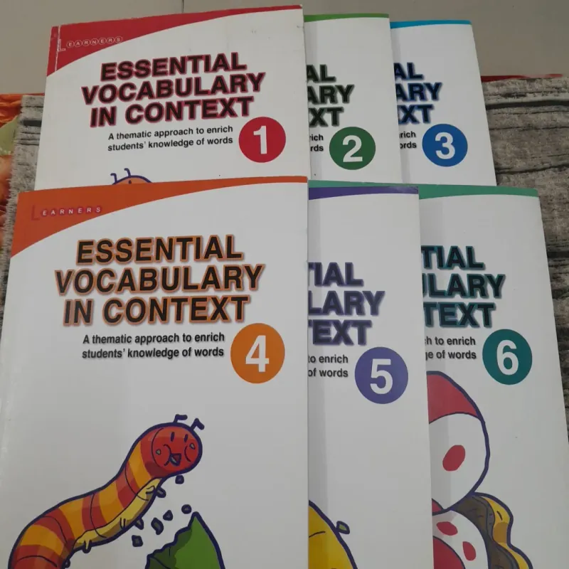 Bộ sách ESSENTIAL VOCABULARY IN CONTEXT 6/6 quyển. Tg Rosaline Fergusson 777065
