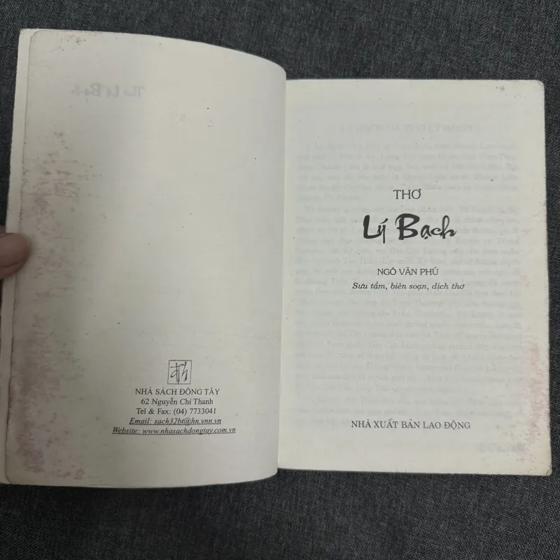 Thơ Lý Bạch - Ngô Văn Phú sưu tầm, biên soạn, dịch thơ 790740