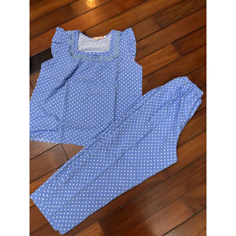 Bộ mặc nhà lụa Hàn cao cấp 996807