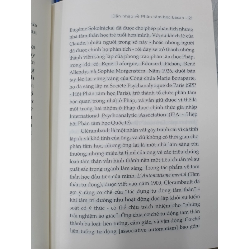 DẪN NHẬP VỀ PHÂN TÂM HỌC LACAN - LIONEL BAILLY 527051