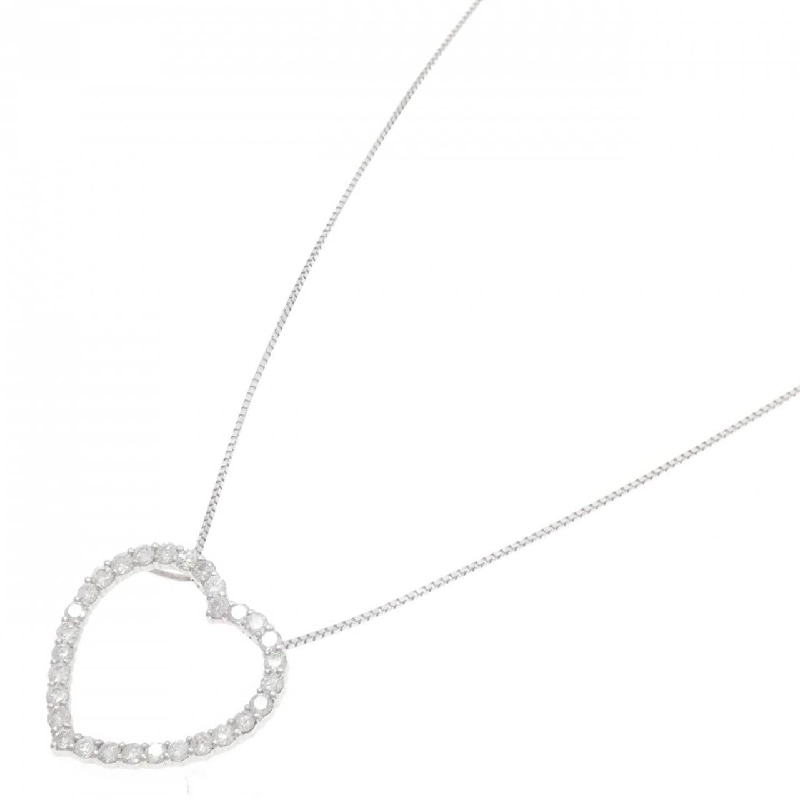 Dây chuyền kim cương hình trái tim K18WG 1.00CT - Hàng hiệu Chính hãng 862833