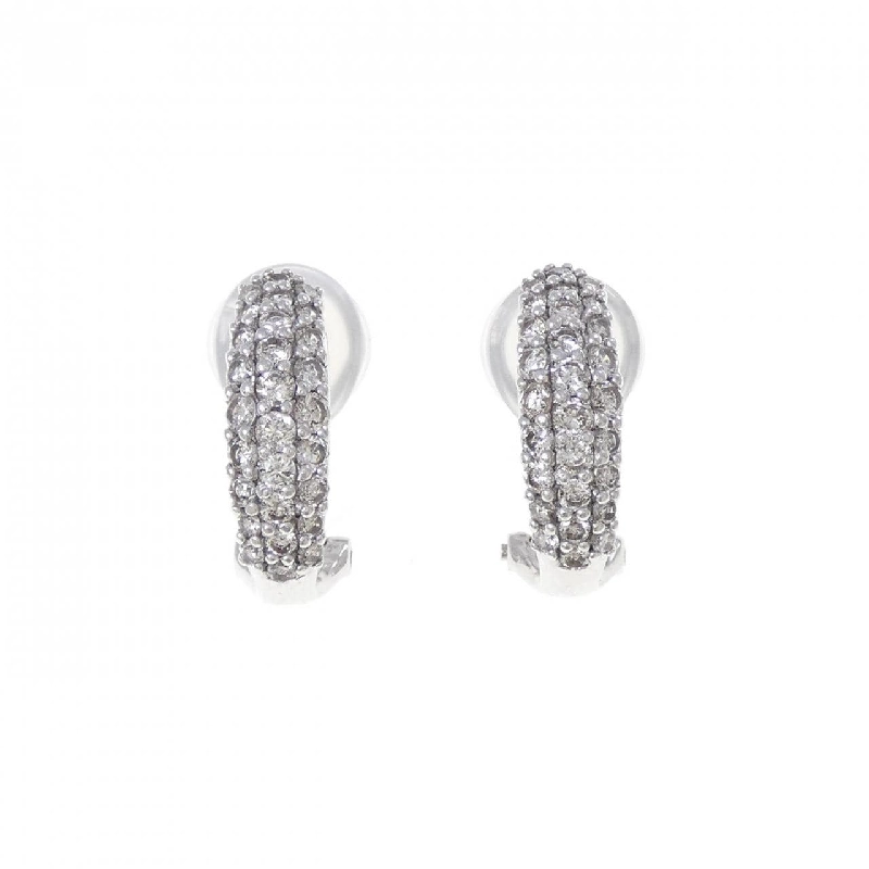 Bông tai/khuyên tai kim cương K18WG 1.00CT - Hàng hiệu chính hãng 867566