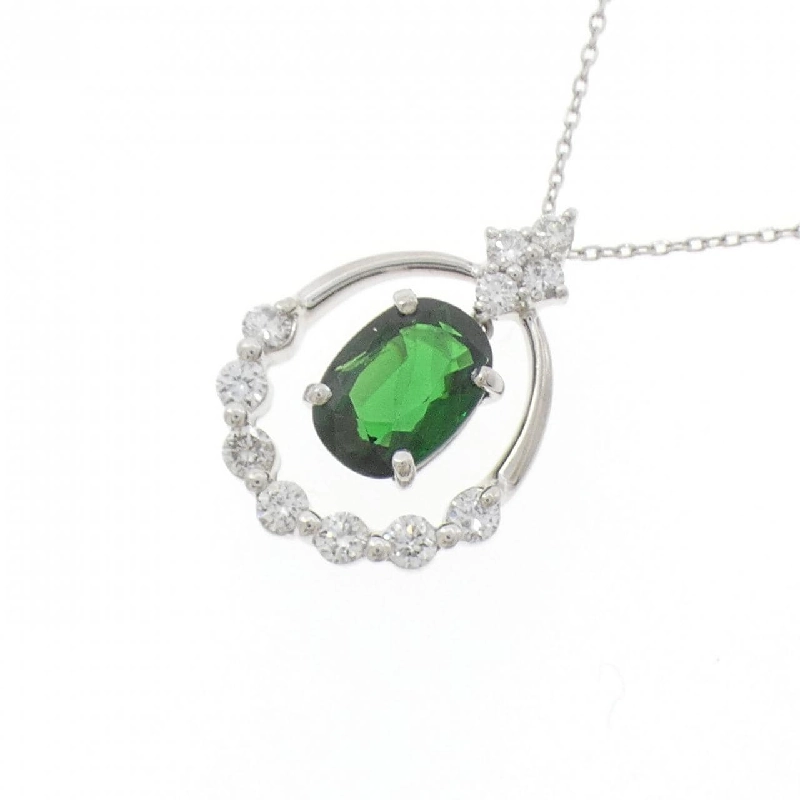 Dây chuyền Green Garnet PT900/PT850 1.47CT - Hàng hiệu Chính hãng 857992