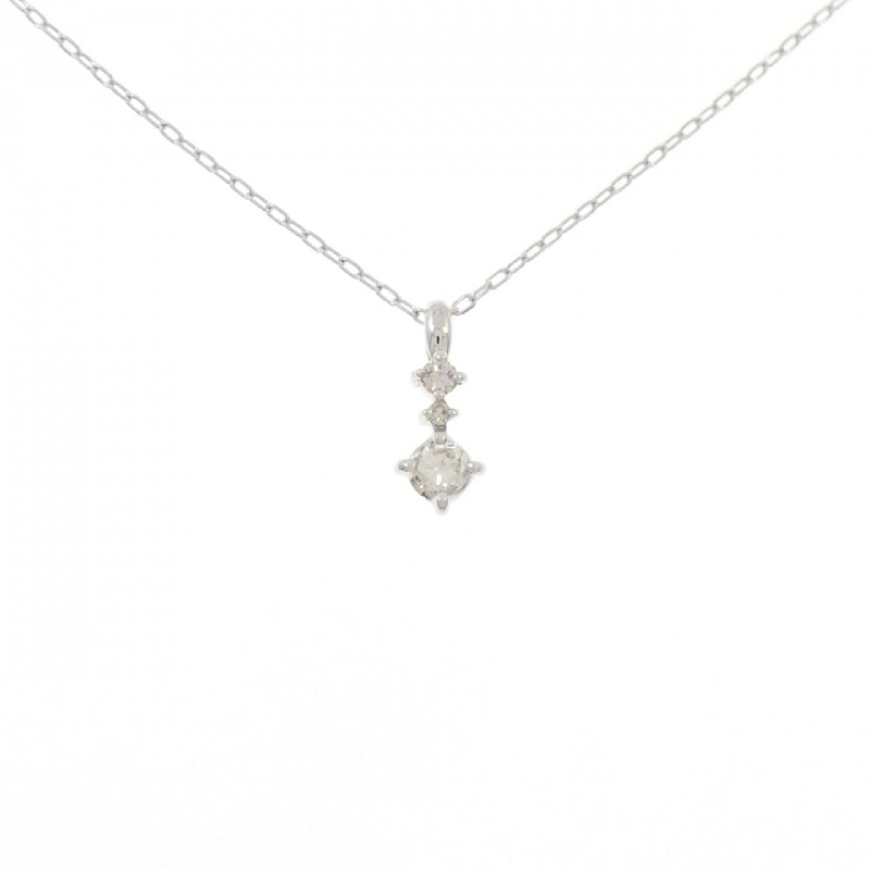 K18WG Dây chuyền kim cương 0.20CT - Hàng hiệu Chính hãng 859865