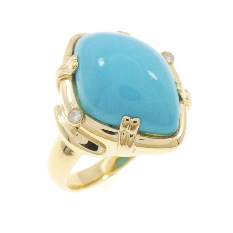 Nhẫn Turquoise K18YG 8.70CT - Hàng hiệu Chính hãng 847687