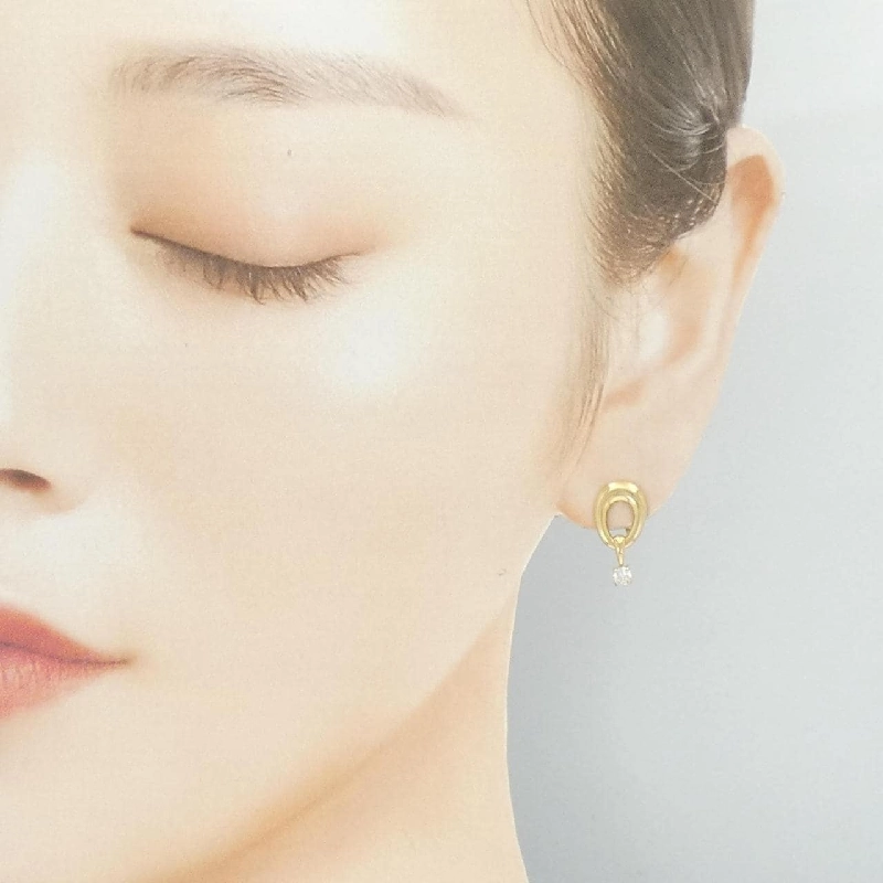 K18YG Bông tai kim cương 0.20CT - Hàng hiệu Chính hãng 872346