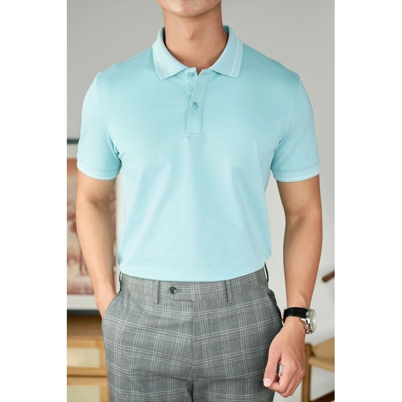ÁO POLO XANH PASTEL – “NHẸ NHÀNG NHƯNG ĐẲNG CẤP 470245